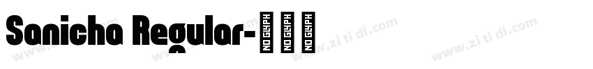 Sanicha Regular字体转换